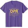 imageStar Wars Best Opa in the Galaxy Birthday Fathers Day TShirtPurple Heather