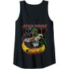 imageStar Wars Boba Fett Tatooine Flame Retro Poster Tank TopBlack
