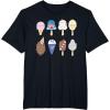 imageStar Wars Characters as Nostalgic Ice Cream TShirtBlack