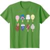imageStar Wars Characters as Nostalgic Ice Cream TShirtGrass Green
