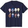 imageStar Wars Characters as Nostalgic Ice Cream TShirtNavy Blue