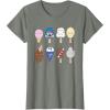 imageStar Wars Characters as Nostalgic Ice Cream TShirtOlive Heather