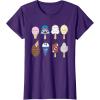 imageStar Wars Characters as Nostalgic Ice Cream TShirtPurple