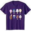 imageStar Wars Characters as Nostalgic Ice Cream TShirtPurple