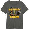 imageStar Wars Classic Characters Birthday Crew Party Matching TShirtAsphalt Grey
