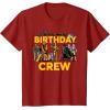 imageStar Wars Classic Characters Birthday Crew Party Matching TShirtCranberry Red