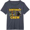 imageStar Wars Classic Characters Birthday Crew Party Matching TShirtHeather Blue