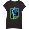 imageStar Wars Classic Stormtrooper Retro Neon Glow Poster TShirtBlack