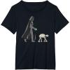 imageStar Wars Darth Vader the Dog Walker Meme TShirtBlack