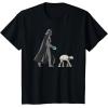 imageStar Wars Darth Vader the Dog Walker Meme TShirtBlack