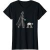 imageStar Wars Darth Vader the Dog Walker Meme TShirtBlack