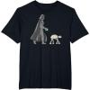 imageStar Wars Darth Vader the Dog Walker Meme TShirtBlack