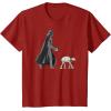 imageStar Wars Darth Vader the Dog Walker Meme TShirtCranberry Red
