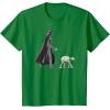 imageStar Wars Darth Vader the Dog Walker Meme TShirtKelly Green