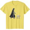 imageStar Wars Darth Vader the Dog Walker Meme TShirtLemon Yellow