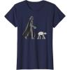 imageStar Wars Darth Vader the Dog Walker Meme TShirtNavy Blue