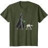 imageStar Wars Darth Vader the Dog Walker Meme TShirtOlive Green