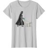 imageStar Wars Darth Vader the Dog Walker Meme TShirtSilver Grey