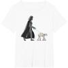 imageStar Wars Darth Vader the Dog Walker Meme TShirtWhite