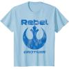 imageStar Wars Rebel Alliance Matching Family BROTHER TShirt TShirtBaby Blue