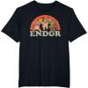 imageStar Wars Return of the Jedi Cute Ewoks Endor Retro TShirt TShirtBlack