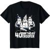 imageStar Wars Stormtrooper Party Hats Trio 40th Birthday Trooper TShirtBlack