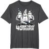 imageStar Wars Stormtrooper Party Hats Trio 40th Birthday Trooper TShirtDark Heather Grey
