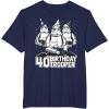 imageStar Wars Stormtrooper Party Hats Trio 40th Birthday Trooper TShirtNavy Blue