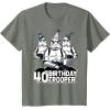 imageStar Wars Stormtrooper Party Hats Trio 40th Birthday Trooper TShirtOlive Heather