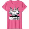imageStar Wars Stormtrooper Party Hats Trio 40th Birthday Trooper TShirtPink Heather