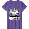 imageStar Wars Stormtrooper Party Hats Trio 40th Birthday Trooper TShirtPurple Heather