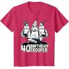 imageStar Wars Stormtrooper Party Hats Trio 40th Birthday Trooper TShirtRed Heather
