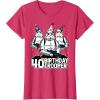 imageStar Wars Stormtrooper Party Hats Trio 40th Birthday Trooper TShirtRed Heather