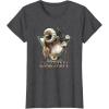imageStar Wars The Book Of Boba Fett Bantha Riding Triangle Fill TShirtDark Heather Grey