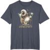 imageStar Wars The Book Of Boba Fett Bantha Riding Triangle Fill TShirtHeather Blue