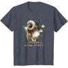 imageStar Wars The Book Of Boba Fett Bantha Riding Triangle Fill TShirtHeather Blue