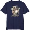 imageStar Wars The Book Of Boba Fett Bantha Riding Triangle Fill TShirtNavy Blue