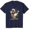 imageStar Wars The Book Of Boba Fett Bantha Riding Triangle Fill TShirtNavy Blue