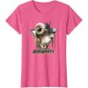 imageStar Wars The Book Of Boba Fett Bantha Riding Triangle Fill TShirtPink Heather