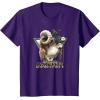 imageStar Wars The Book Of Boba Fett Bantha Riding Triangle Fill TShirtPurple