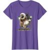 imageStar Wars The Book Of Boba Fett Bantha Riding Triangle Fill TShirtPurple Heather