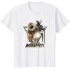 imageStar Wars The Book Of Boba Fett Bantha Riding Triangle Fill TShirtWhite