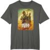 imageStar Wars The Book Of Boba Fett Group Shot Desert Poster V2 TShirtAsphalt Grey