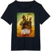 imageStar Wars The Book Of Boba Fett Group Shot Desert Poster V2 TShirtBlack