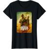 imageStar Wars The Book Of Boba Fett Group Shot Desert Poster V2 TShirtBlack