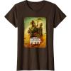 imageStar Wars The Book Of Boba Fett Group Shot Desert Poster V2 TShirtBrown