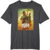 imageStar Wars The Book Of Boba Fett Group Shot Desert Poster V2 TShirtDark Heather Grey