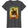 imageStar Wars The Book Of Boba Fett Group Shot Desert Poster V2 TShirtDark Heather Grey