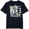 imageStar Wars The Clone Wars Ahsoka Tano Gradient Lightsaber TShirtBlack