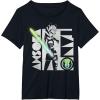 imageStar Wars The Clone Wars Ahsoka Tano Gradient Lightsaber TShirtBlack